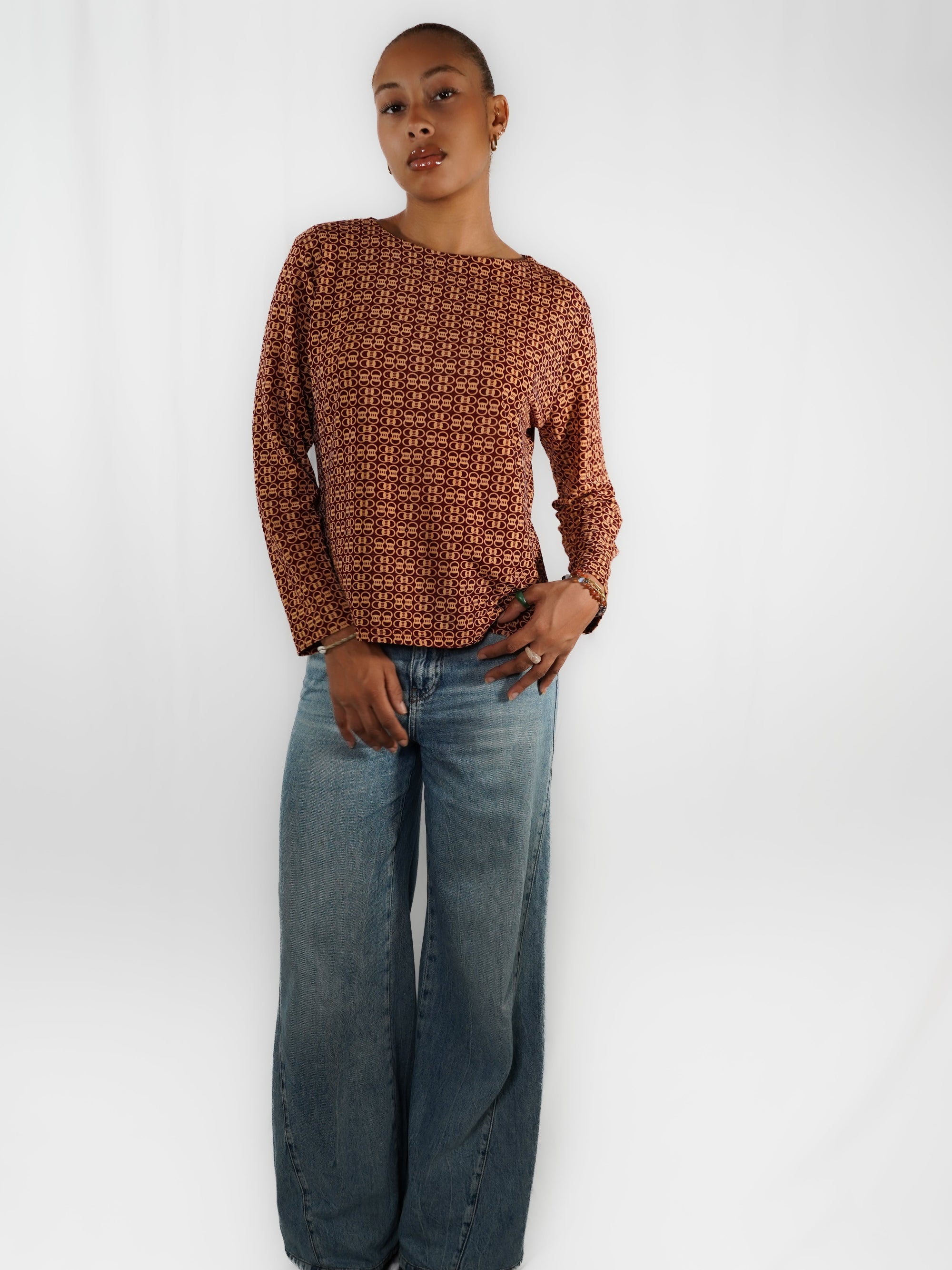 Le top à motifs rétros