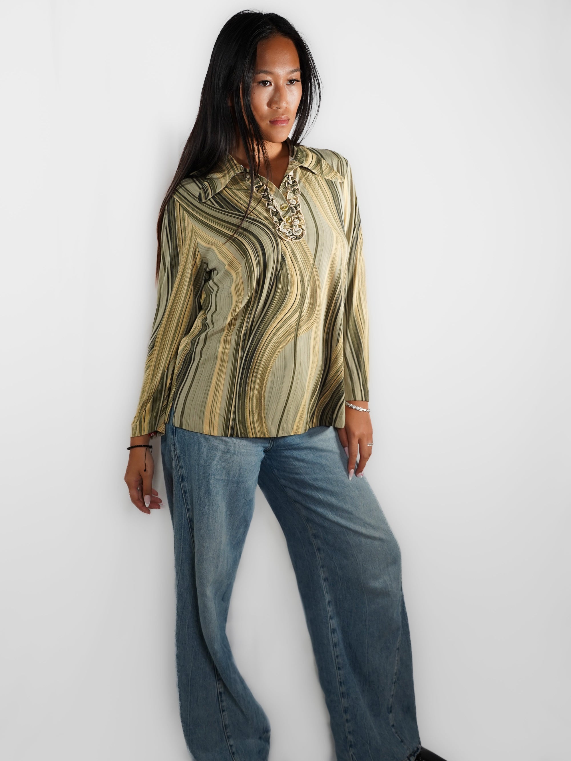 La chemise kaki vintage