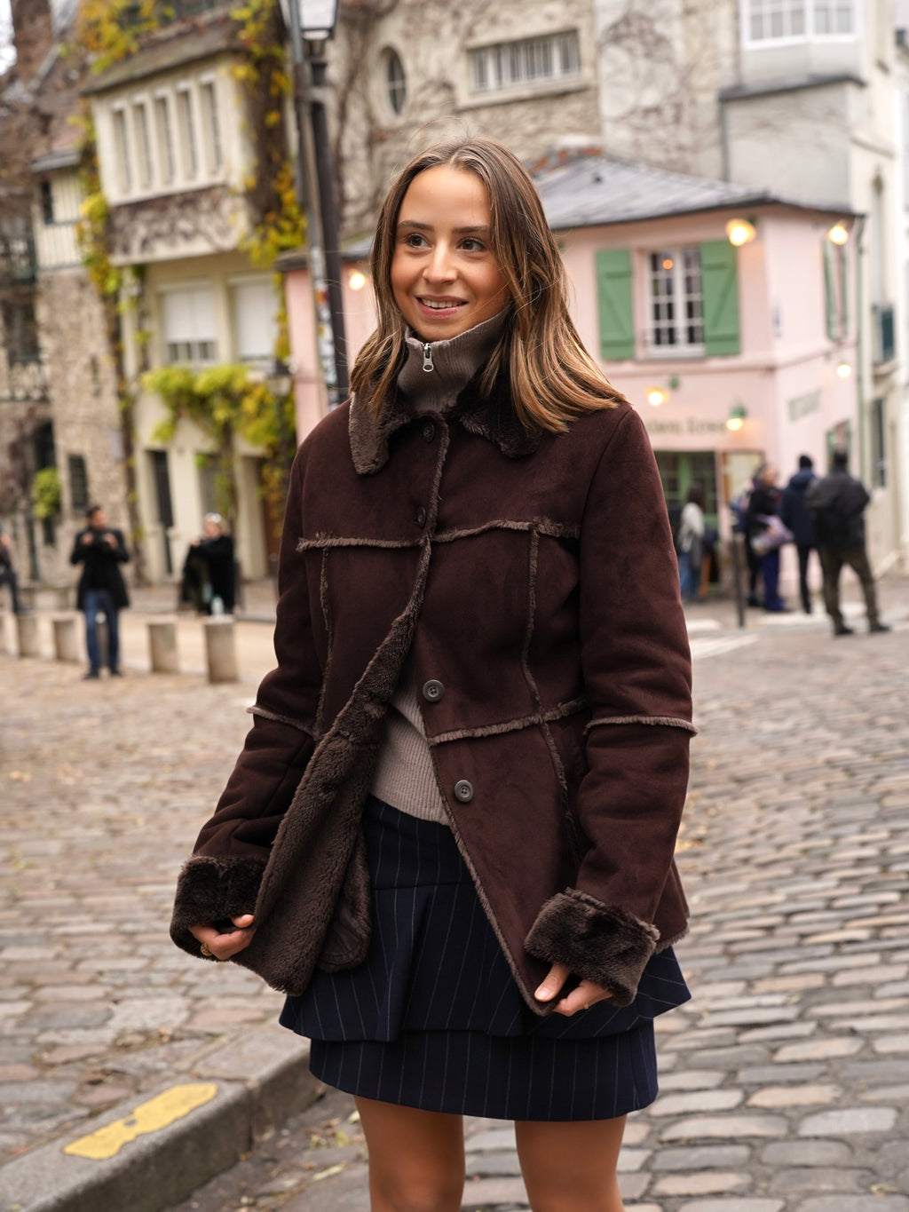 Le manteau doux fourré