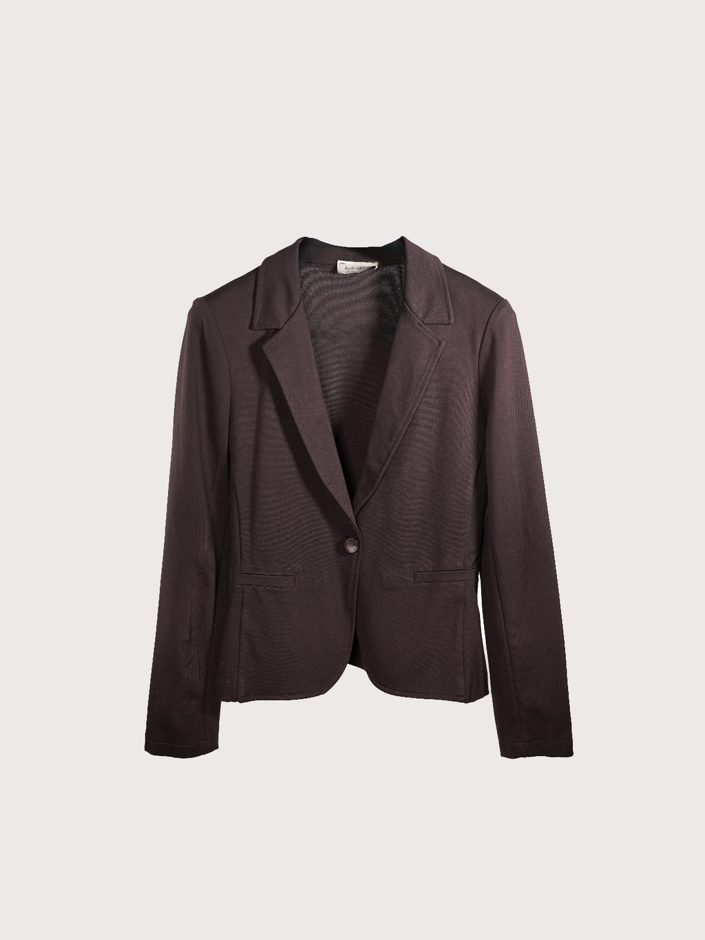 Le blazer marron en coton