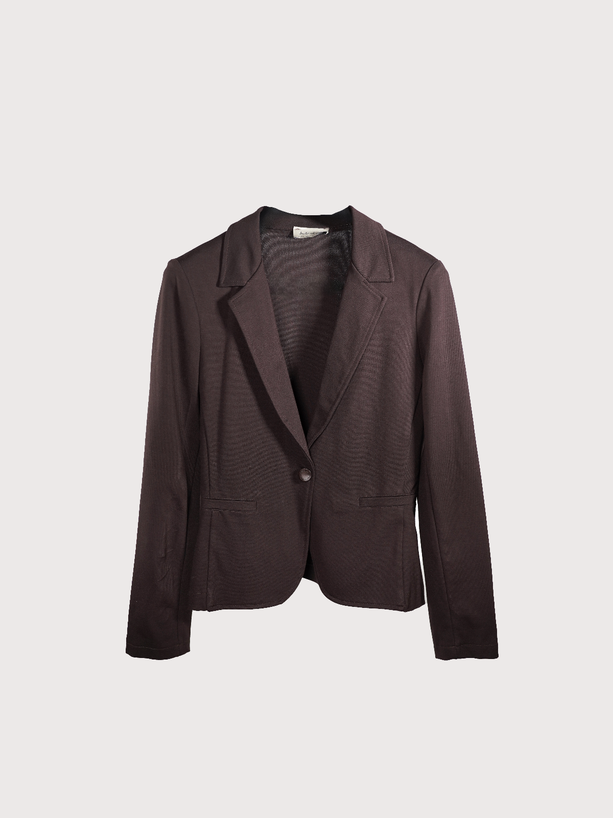 Le blazer marron en coton