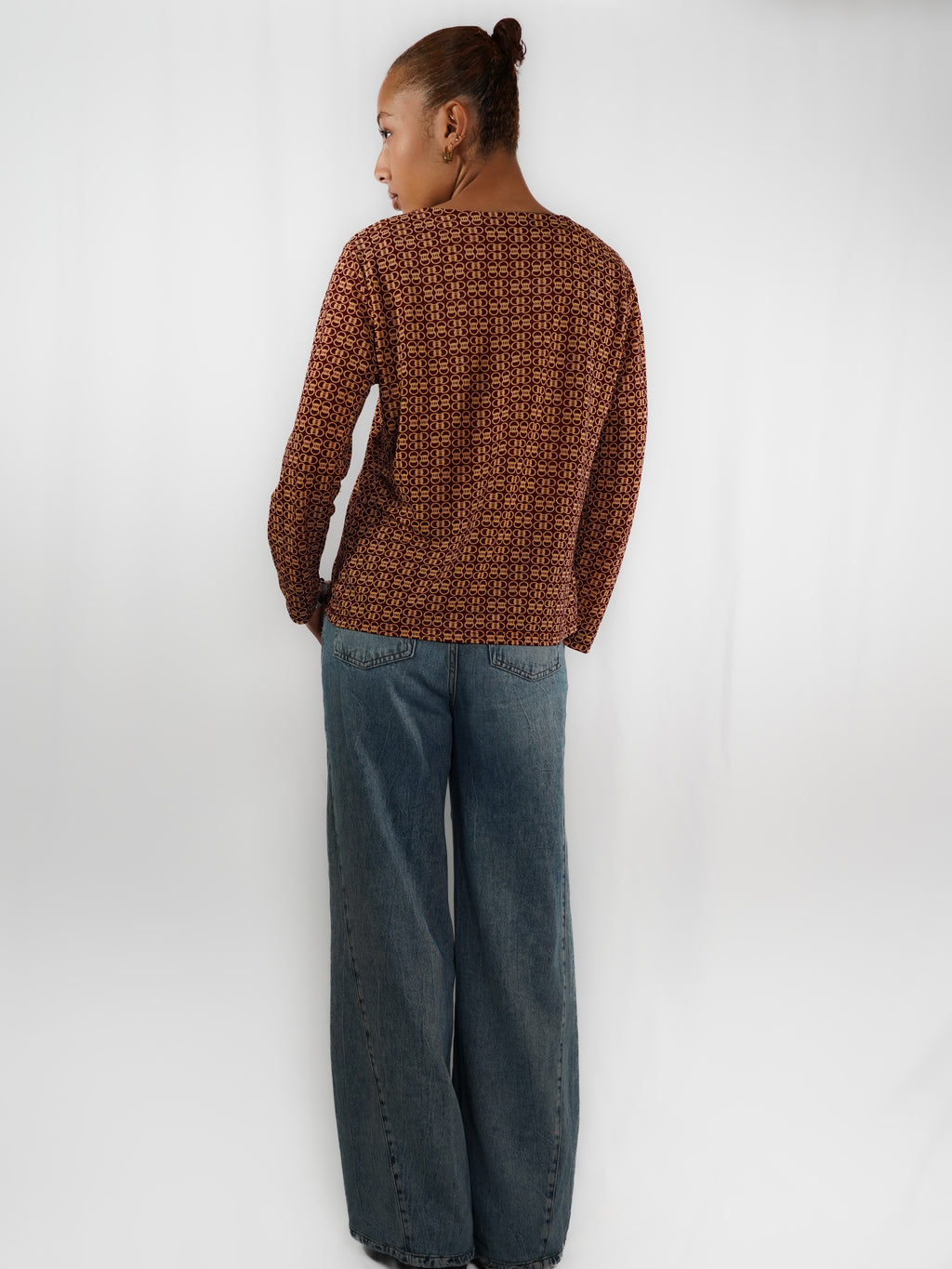 Le top à motifs rétros